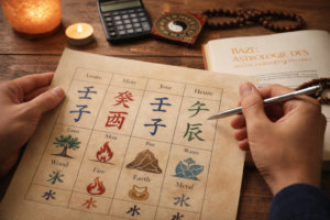 Atelier astrologie BaZi – analyse d’un thème des Quatre Piliers